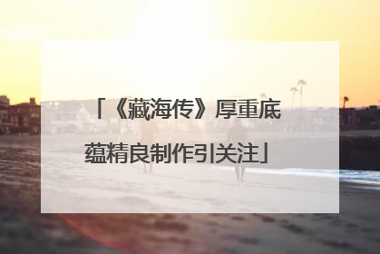 《藏海传》厚重底蕴精良制作引关注