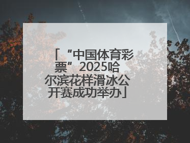“中国体育彩票”2025哈尔滨花样滑冰公开赛成功举办