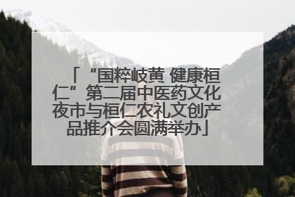 “国粹岐黄 健康桓仁”第二届中医药文化夜市与桓仁农礼文创产品推介会圆满举办