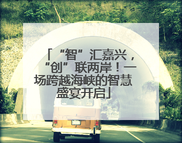 “智”汇嘉兴，“创”联两岸！一场跨越海峡的智慧盛宴开启