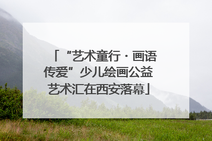 “艺术童行・画语传爱”少儿绘画公益艺术汇在西安落幕