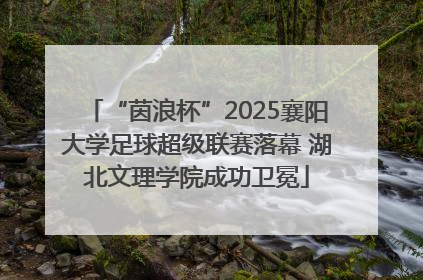 “茵浪杯”2025襄阳大学足球超级联赛落幕 湖北文理学院成功卫冕