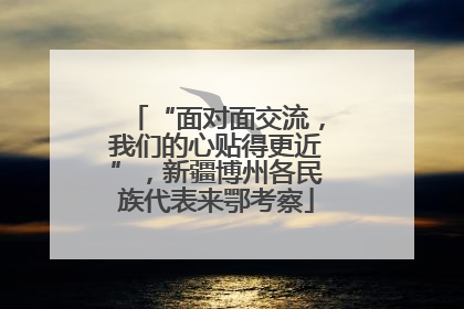 “面对面交流，我们的心贴得更近”，新疆博州各民族代表来鄂考察