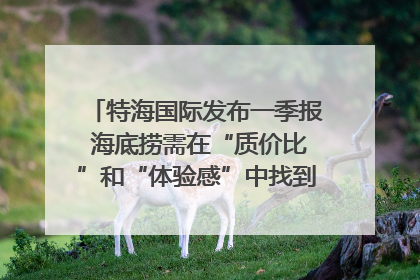 特海国际发布一季报 海底捞需在“质价比”和“体验感”中找到平衡｜新经济观察