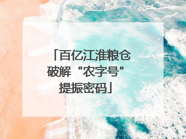 百亿江淮粮仓破解“农字号”提振密码