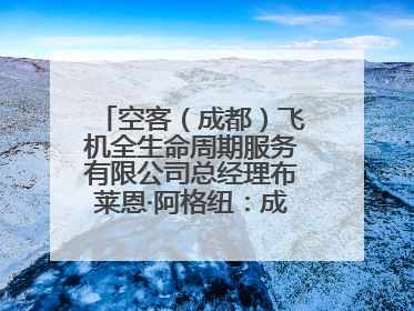 空客（成都）飞机全生命周期服务有限公司总经理布莱恩·阿格纽：成都航空产业生态完备，营商环境优势显著