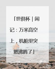世俱杯｜闲记：万米高空上，机舱里突然沸腾了