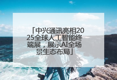中兴通讯亮相2025全球人工智能终端展，展示AI全场景生态布局