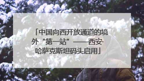 中国向西开放通道的境外“第一站”——西安·哈萨克斯坦码头启用