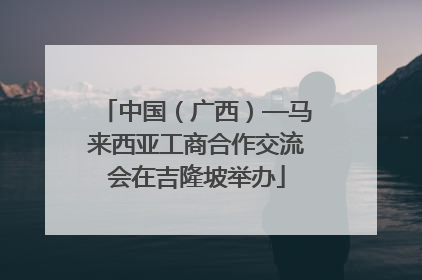 中国（广西）—马来西亚工商合作交流会在吉隆坡举办