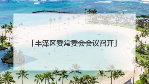 丰泽区委常委会会议召开