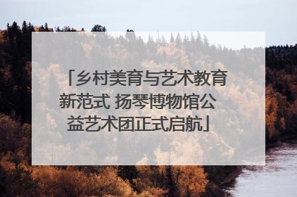 乡村美育与艺术教育新范式 扬琴博物馆公益艺术团正式启航