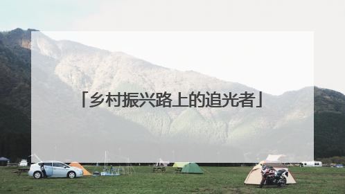 乡村振兴路上的追光者