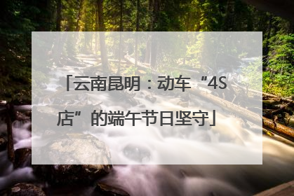 云南昆明：动车“4S店”的端午节日坚守