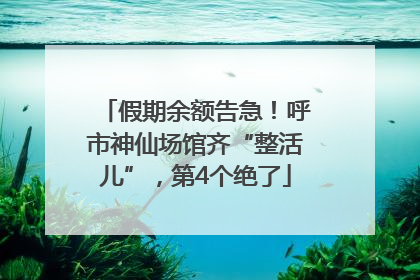 假期余额告急！呼市神仙场馆齐“整活儿”，第4个绝了