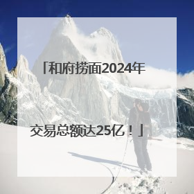 和府捞面2024年交易总额达25亿！