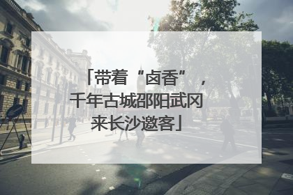 带着“卤香”，千年古城邵阳武冈来长沙邀客