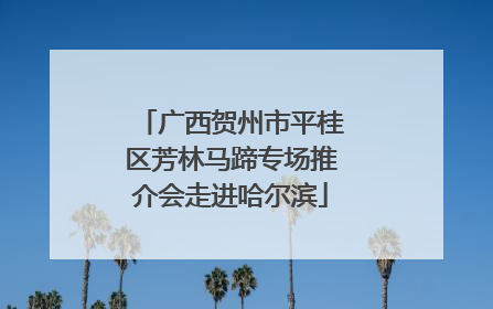 广西贺州市平桂区芳林马蹄专场推介会走进哈尔滨