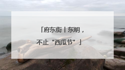 府东街丨东明，不止“西瓜节”