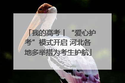 我的高考丨“爱心护考”模式开启 河北各地多举措为考生护航