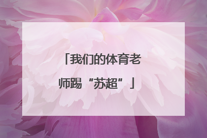 我们的体育老师踢“苏超”