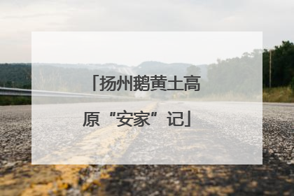 扬州鹅黄土高原“安家”记