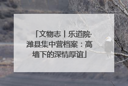 文物志丨乐道院·潍县集中营档案：高墙下的深情厚谊