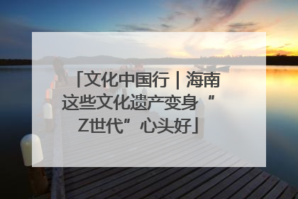 文化中国行｜海南这些文化遗产变身“Z世代”心头好