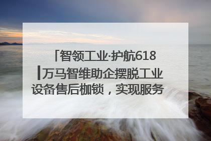 智领工业·护航618┃万马智维助企摆脱工业设备售后枷锁，实现服务与效能价值共振！