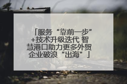 服务“靠前一步”+技术升级迭代 智慧港口助力更多外贸企业破浪“出海”