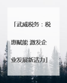 武威税务：税惠赋能 激发企业发展新活力