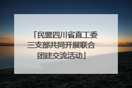 民盟四川省直工委三支部共同开展联合团建交流活动
