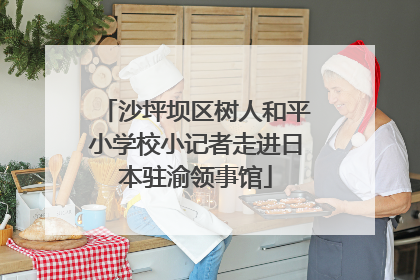 沙坪坝区树人和平小学校小记者走进日本驻渝领事馆