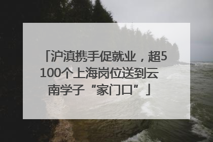 沪滇携手促就业，超5100个上海岗位送到云南学子“家门口”