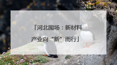 河北围场：新材料产业向“新”而行