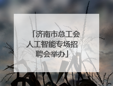 济南市总工会人工智能专场招聘会举办