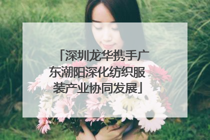 深圳龙华携手广东潮阳深化纺织服装产业协同发展
