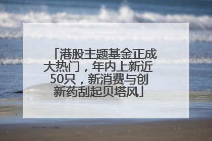港股主题基金正成大热门，年内上新近50只，新消费与创新药刮起贝塔风