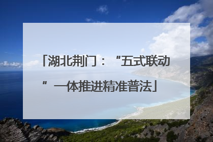 湖北荆门：“五式联动”一体推进精准普法