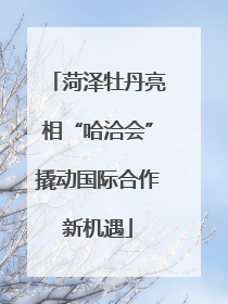 菏泽牡丹亮相“哈洽会”撬动国际合作新机遇
