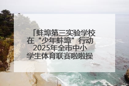 蚌埠第三实验学校在“少年蚌埠”行动2025年全市中小学生体育联赛啦啦操比赛中获佳绩