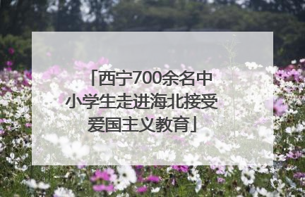 西宁700余名中小学生走进海北接受爱国主义教育