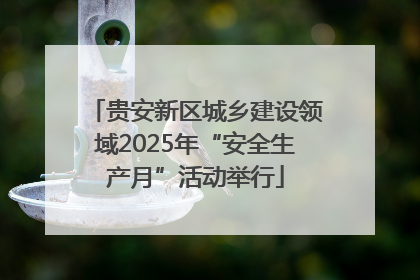 贵安新区城乡建设领域2025年“安全生产月”活动举行