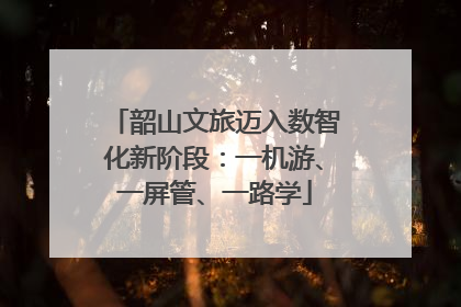 韶山文旅迈入数智化新阶段：一机游、一屏管、一路学