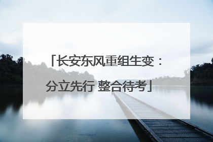 长安东风重组生变：分立先行 整合待考