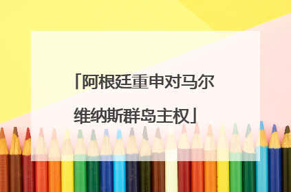 阿根廷重申对马尔维纳斯群岛主权