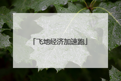 飞地经济加速跑