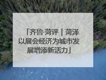 齐鲁·菏评｜菏泽以展会经济为城市发展增添新活力