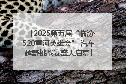 2025第五届“临汾·520黄河英雄会” 汽车越野挑战赛盛大启幕