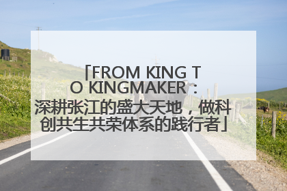 FROM KING TO KINGMAKER：深耕张江的盛大天地，做科创共生共荣体系的践行者